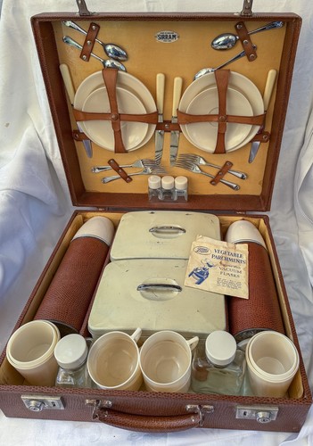 Vintage sirram picnic hamper - vintage,