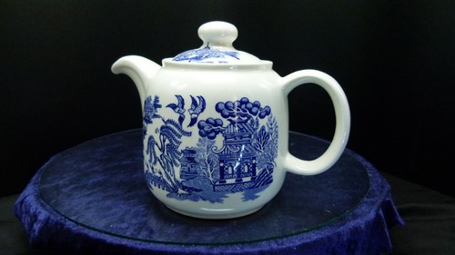Sadler blue white willow - blue,