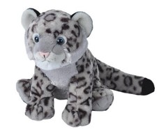 WILD REPUBLIC CUDDLEKINS 12"(30cm) SNOW LEOPARD PLUSH SOFT CUDDLY TOY TEDDY BEAR