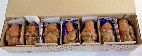 Netsuke japan seven - japan, gods
