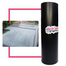 12" 300x1400mm Satin Black Sun Strip 30cm 12INCH Touring Car Style Track Car 