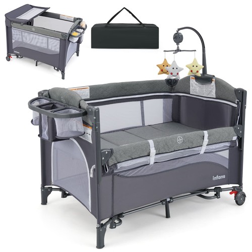 Travel cot convertible - 5,