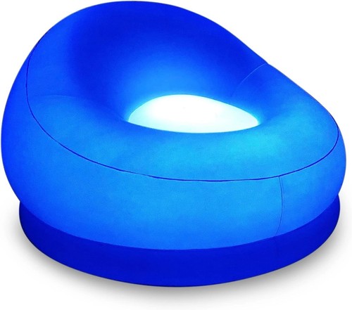 Inflatable led chair with - led,