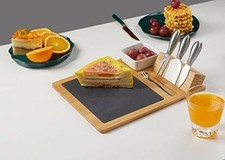 Cheese board with set of slate