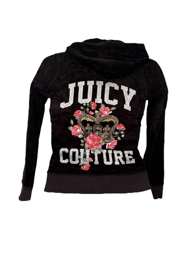 Juicy couture black velour - couture,