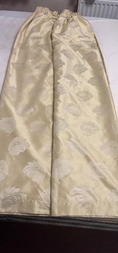 Gold palm leaf silk - gold, on