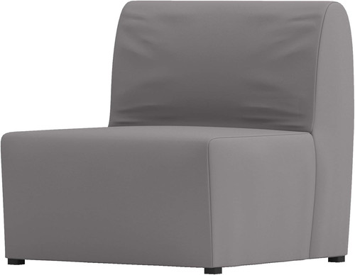 Custom light gray slipcover - light,
