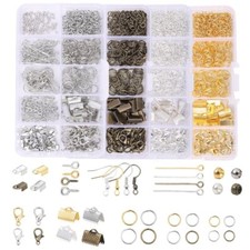 Jewellery Making Kit Findings Repair Set Tools Starter Earrings Necklace In Box