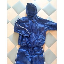 Vintage Blue Nylon Tracksuit