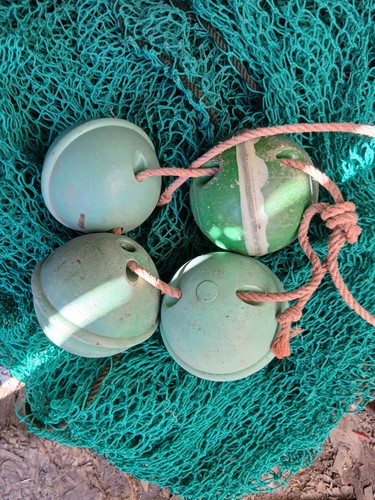 Plastic fishing net float - plastic,
