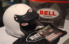 Bell Mag 1 Helmet - FIA Approved / Open Face / FHR Posts - Size 60 Large