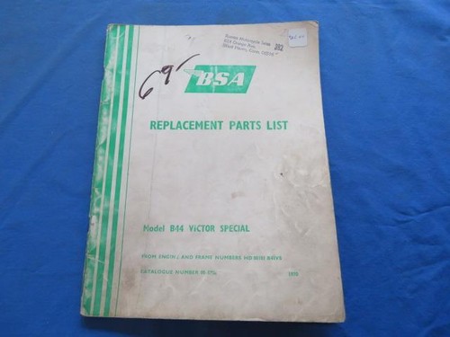 1970 bsa replacement parts - replacement,