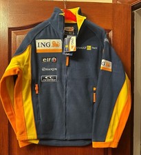 Renault F1 Racing Team embroidered fleece Jacket, Size X Small 