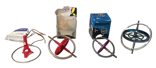 Vintage metal gyroscope bundle - gyroscope,