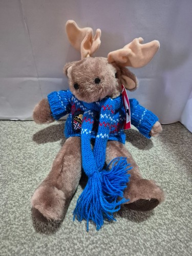 Moose soft toy blue - in, &
