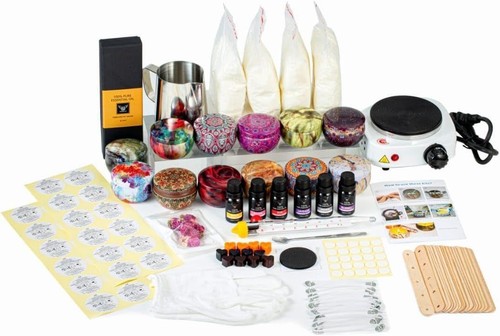 126 piece candle making kit - making,
