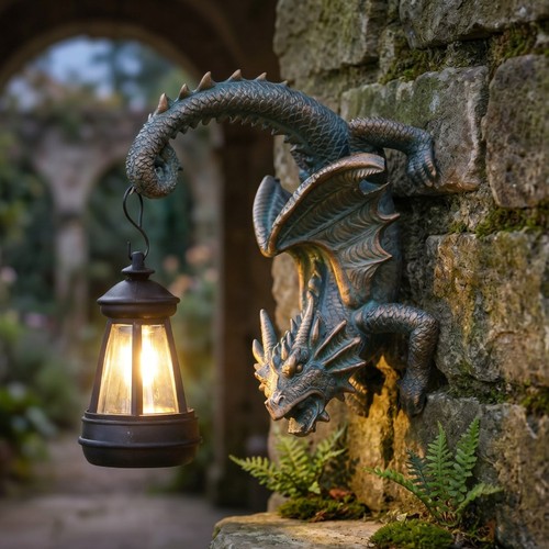 Dragon wall sculpture - wall, with