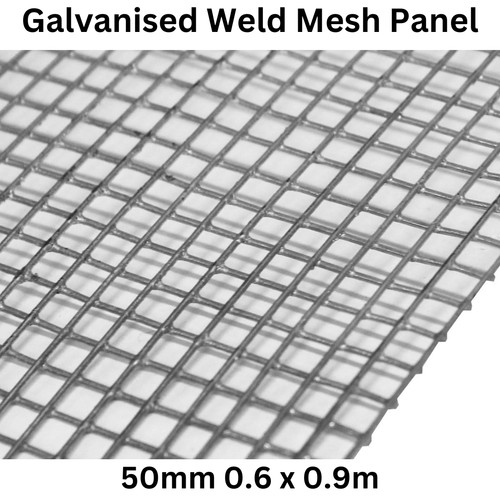 Galvanised weld mesh panel - mesh,