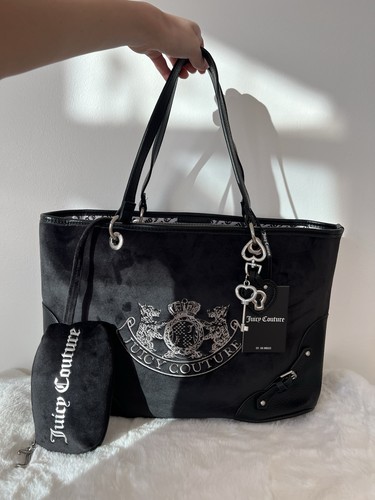 Juicy couture black velour - juicy,