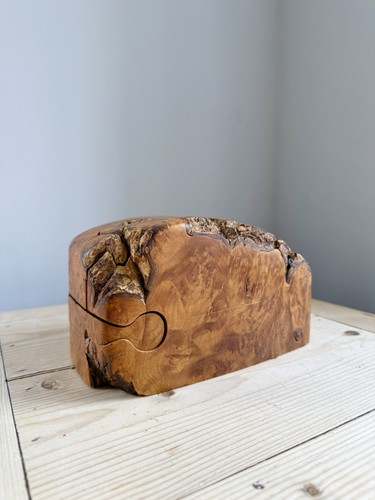 Vintage natural maple burl - natural,