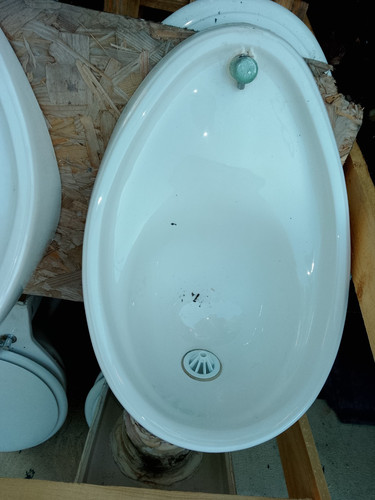 Wall hung urinal - wall,