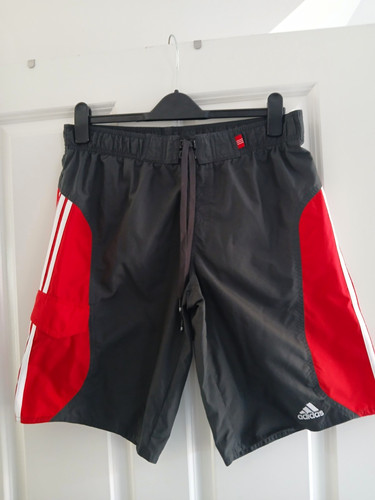 Vintage adidas grey red - adidas, &