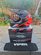 Motocross ATV Enduro VIPER RSX221 Off Road Quad Dirt Bike Road Legal Helmet XL