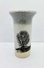 Mocha Ware Studio Pottery Vase