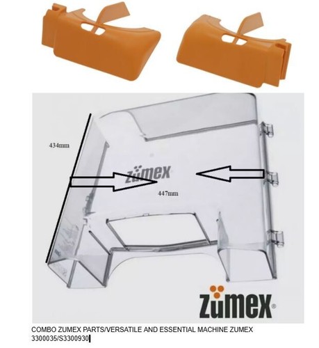 Zumex combo parts - front, cover