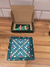  Hardshell Magnetic Pocket Travel Scrabble Complete With Tiles And Cloth Bag