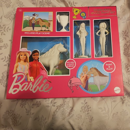 Barbie horse rider - model, paint