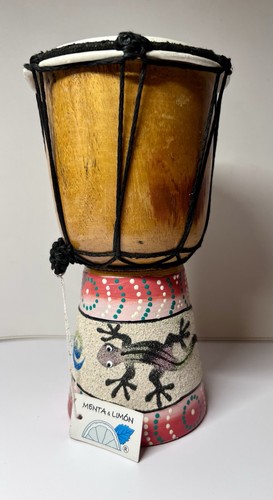 Bongo drum small hand painted - bongo,