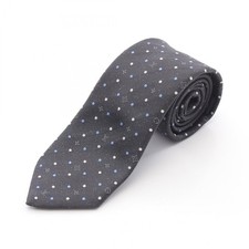 LOUIS VUITTON Cravat Monogram Spotty Tie M77091 silk Black Multicolor Used mens