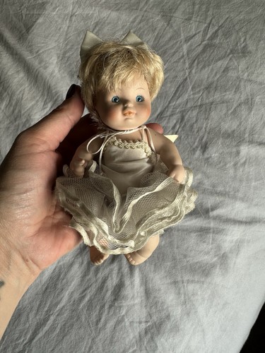 Alberon porcelain doll small - porcelain,