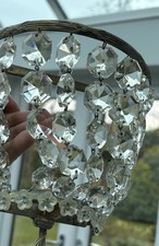 Crystal Glass Chandelier Wall