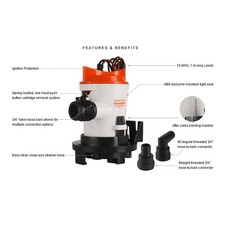 Seaflo Bilge Pump Manual 03 Series - 12V 350 GPH  HALF PRICE     SF6