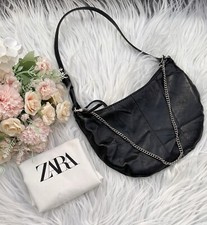 Zara black rock shoulder bag
