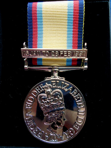 Gulf war full size medal - size, medal,16
