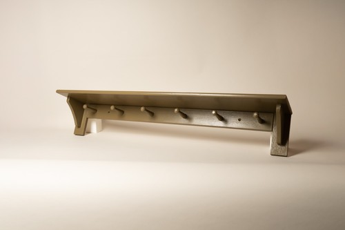Wood peg rail with - peg,