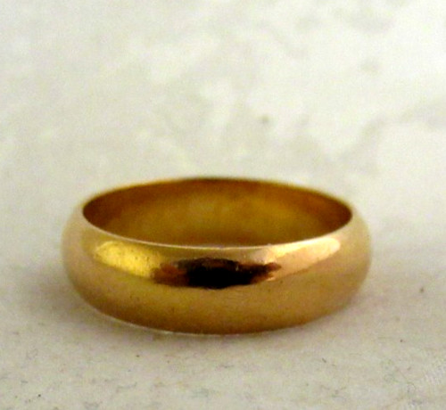 22ct yellow gold wide - gold,
