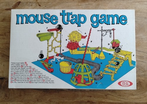 Vintage mouse trap game - trap,