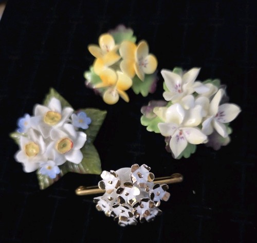 Vintage porcelain floral - vintage,