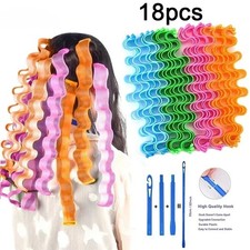 Heatless Hair Curlers Spiral