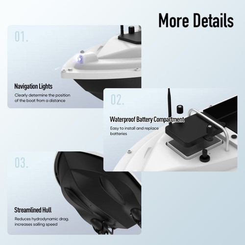 Gps bait boat 500m - gps, rc