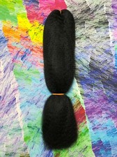 CyberloxShop Kanekalon Jumbo Braid Jet Black Hair Extensions Dreads Box Braids