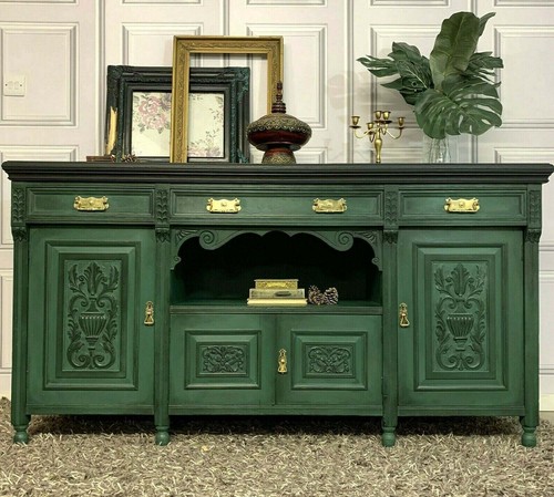 Painted antique sideboard - painted,