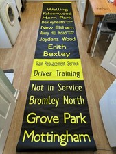 Lonfon Transport Dart SLF Plaxton Pointer Front Bus Destination Blind 2009