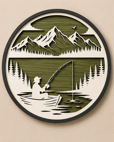 Personalised fishing mountain - fishing,