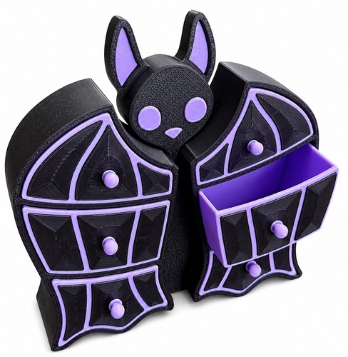 Vampire bat black pastel - vampire,