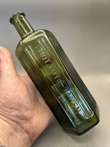 Large green glass 1920s - oz,
